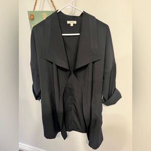 Black coat cardigan style. Small